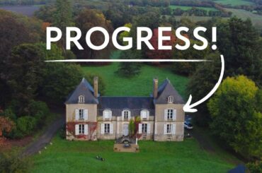 CHATEAU Guest Room Makeover Progress! Plus We Make Cider from our ORGANIC Apples...