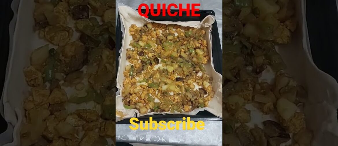 QUICHE | French Recipe | Chicken Tart | Quick Easy Homemade Yummy Recipe | #shorts