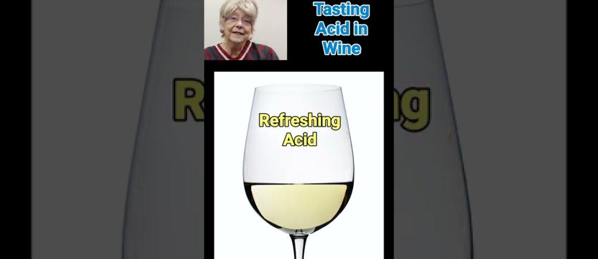 Tasting Acid in Wine @Let's Discover Wine (108d) #wine #wineacid #acidinwine #tastingwine #shorts