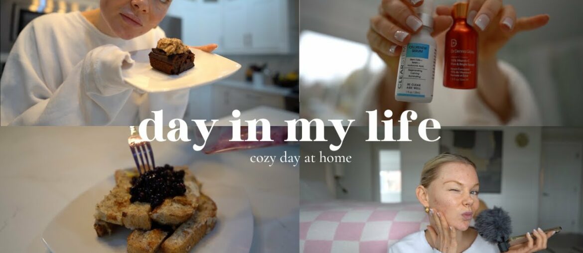 cozy day at home: SAHGF life, skincare favs, french toast recipe