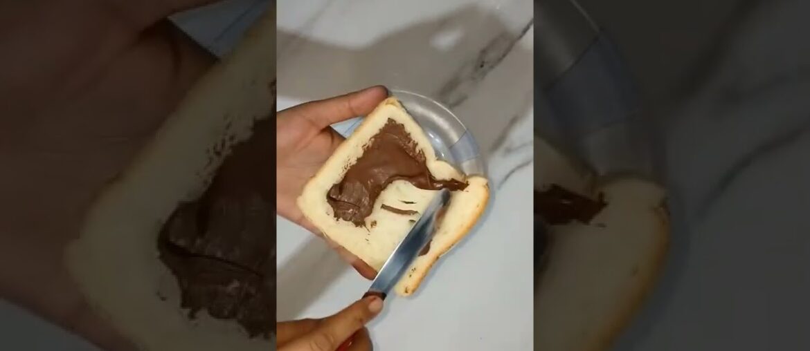 Nutella french toast sandwich recipe #shorts #youtubeshorts #viral