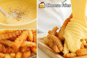 A New Way to Eat French Fries, Cascade French Fries with Cheese Sauce!#Cheese Fries#Potato