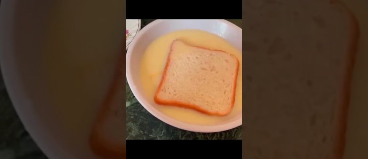 French Toast | easy breakfast recipe | #youtubeshorts #breakfastrecipe  Subscribe for more shots