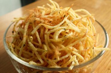 Just Grated Potato | Crispy Crunchy Shoestring Potatoes | Crispy French Fries Recipes