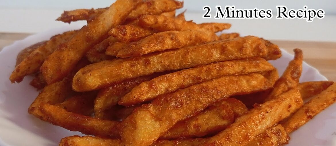 French Fries| Indian Style Fries| 2 Minutes Recipe #fries #snack #breakfastrecipe #potato #recipe