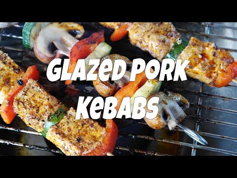 PORK: Glazed Pork Tenderloin Kebabs with DearMamaSal PORK: Glazed Pork Tenderloin Kebabs with DearMamaSal