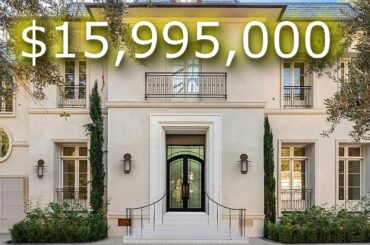 Inside a STUNNING $15,995,000 Classic French-Inspired Estate in Los Angeles California!