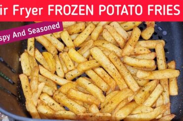 CRISPY AIR FRYER POTATO FRIES FROM FROZEN RECIPE. With Homemade French Fries Sauce