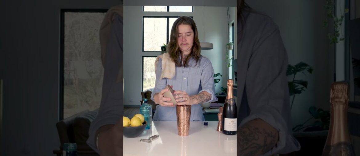 How to Make a French 75 #shorts #asheville