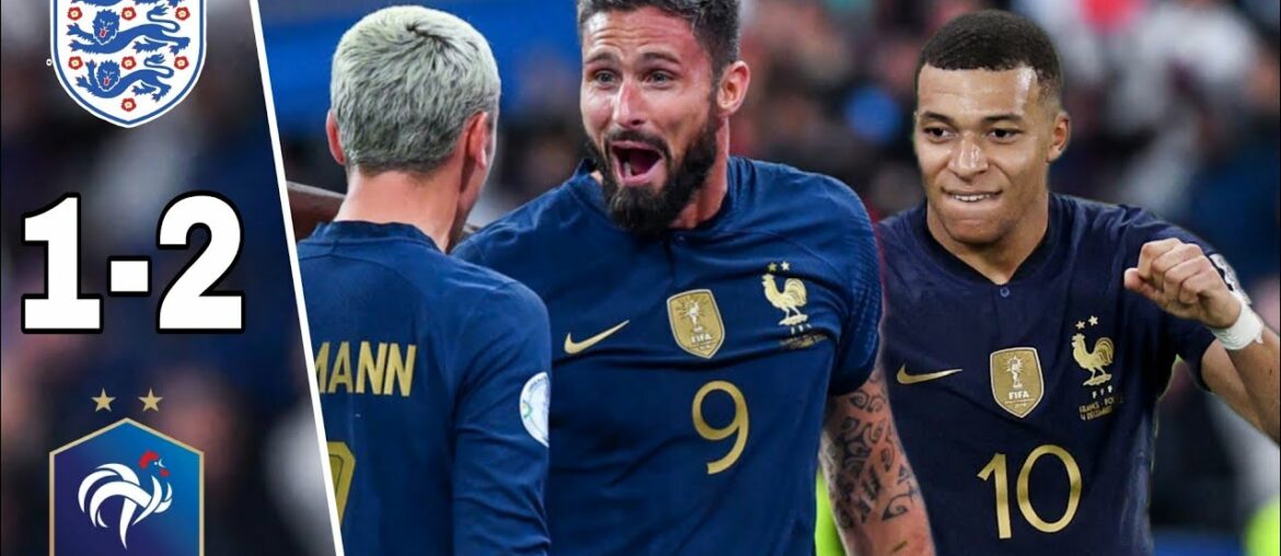 ANGLETERRE VS FRANCE ( 1- 2)  COUPE DU MONDE 2022 / ENGLAND VS FRANCE 2022
