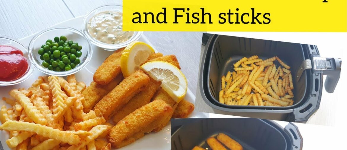 Air fryer Frozen French Fries Recipes . Air fried Frozen Fish fingers & Chips(Fish Sticks) . No Oil Air fryer Frozen French Fries Recipes . Air fried Frozen Fish fingers & Chips(Fish Sticks) . No Oil