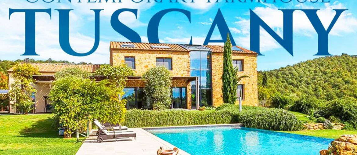 Modern Luxury Farmhouse With Vertical Garden For Sale In Manciano | Lionard