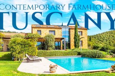 Modern Luxury Farmhouse With Vertical Garden For Sale In Manciano | Lionard
