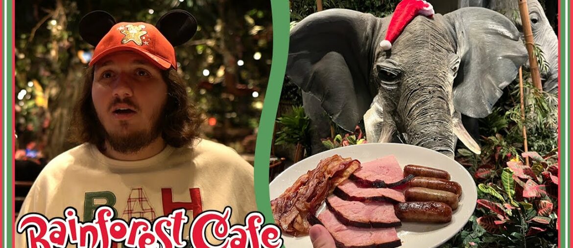 Breakfast with Santa at Rainforest Cafe & Christmas at Saratoga Springs | Disney Springs 2022 Breakfast with Santa at Rainforest Cafe & Christmas at Saratoga Springs | Disney Springs 2022
