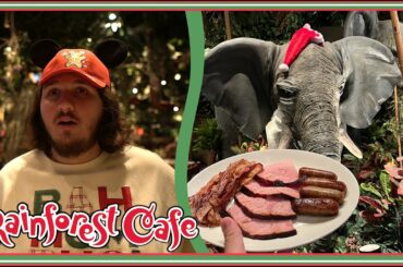 Breakfast with Santa at Rainforest Cafe & Christmas at Saratoga Springs | Disney Springs 2022