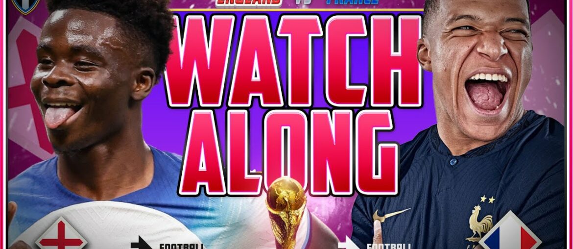ENGLAND V FRANCE | QUATER FINAL | WORLD CUP 2022 | LIVE STREAM WATCH ALONG ENGLAND V FRANCE | QUATER FINAL | WORLD CUP 2022 | LIVE STREAM WATCH ALONG