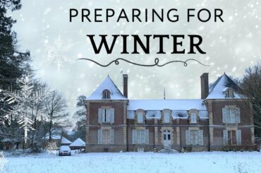 Battling WINTER in a CHATEAU  - Plus Holiday Lights in a French Hilltop Town