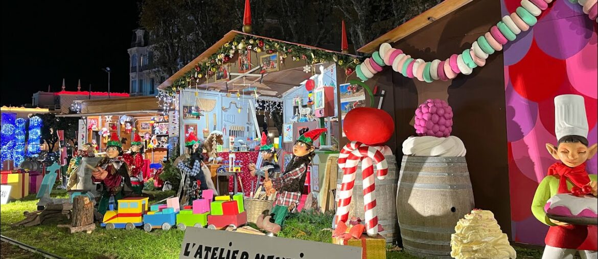 DECORATION DE NOEL | CHRISTMAS LIGHT DECORATION IN MENTON FRANCE