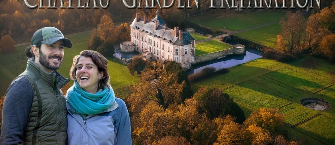 Planting Our First Chateau Garden Trees  |  French Chateau Garden DIY