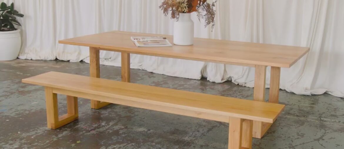 Amitie Indoor Dining Table – Handmade French Oak Table, Australian Designed & Made Amitie Indoor Dining Table - Handmade French Oak Table, Australian Designed & Made