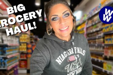 BIG WW GROCERY HAUL FOR WEIGHT LOSS - NEW FOOD FINDS - POINTS INCLUDED - WEIGHT WATCHERS!