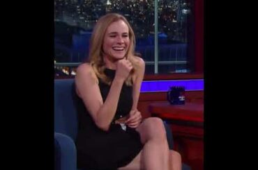 Diane Kruger still vivid after sipping wine with  Stephen Colbert  (2016)  3  of 3