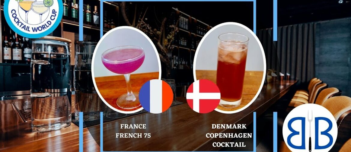 Powerhouse Cocktails: The French 75 vs the Copenhagen Cocktail #cocktailworldcup