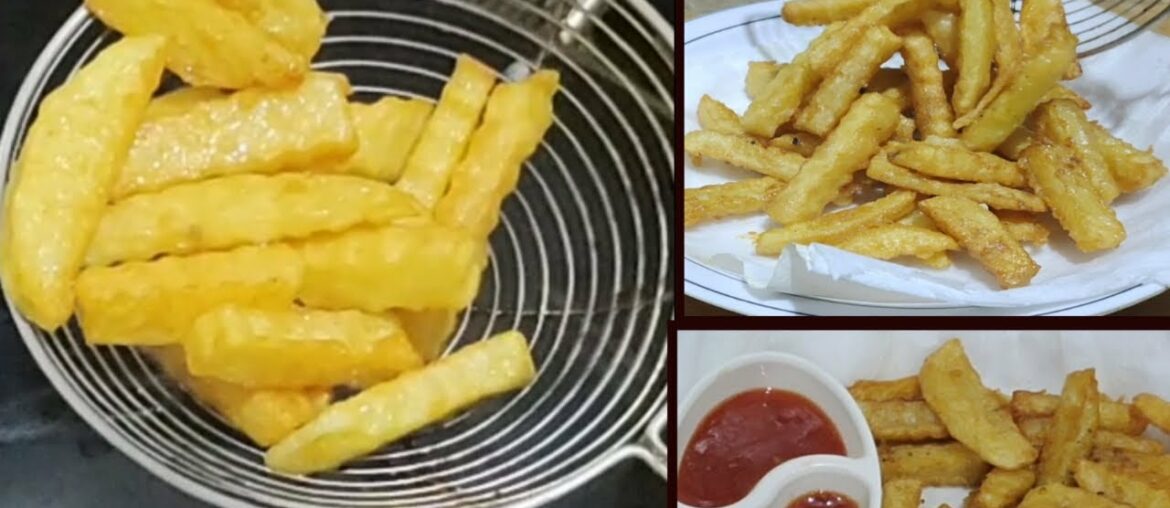 Crispy French Fries Recipe || French Fries Asmr || Potato Chips Evening Snacks @yummytraditional