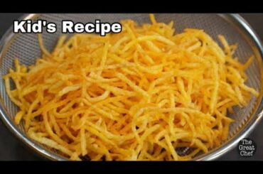 Simple and Crispy French Fries Recipes ! Potato Recipes ! Kids Recipes Potato Snack The Great Chef