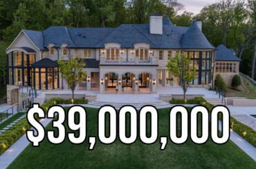 $39,000,000 French Granite Cliff Mansion | Mansion Tour