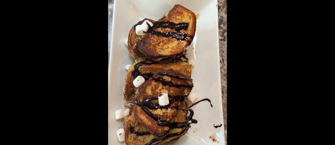 S’mores French Toast #brunch #frenchtoast l #shorts #youtubeshorts #food #yummy #breakfast