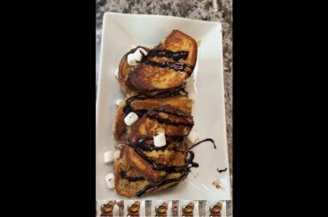 S’mores French Toast #brunch #frenchtoast l #shorts #youtubeshorts #food #yummy #breakfast