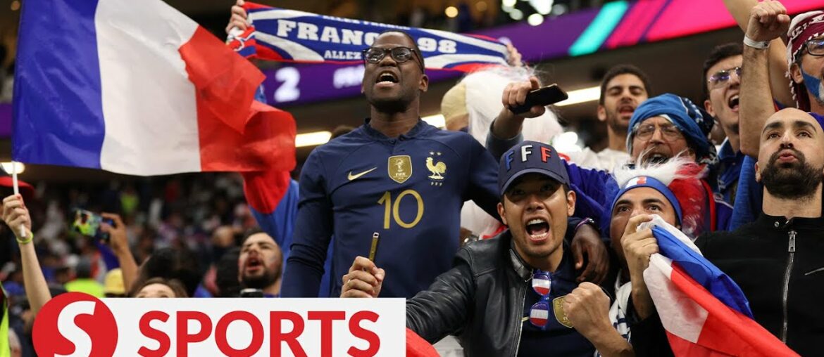 France celebrate famous World Cup win over England