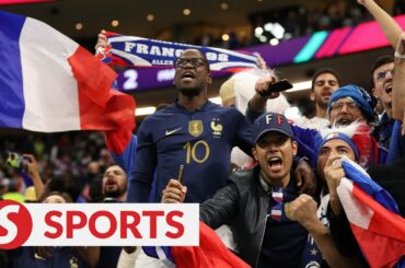 France celebrate famous World Cup win over England