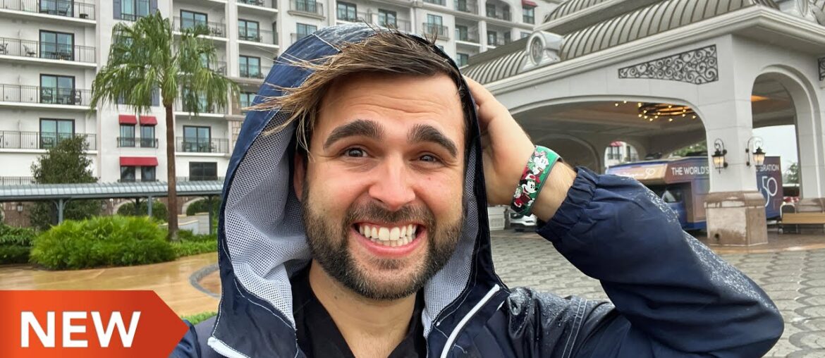 NEW! Walt Disney World Hurricane Vlog | Disney's Riviera Resort & Christmas Party 2022 | Adam Hattan