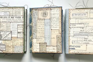 Vintage French journals