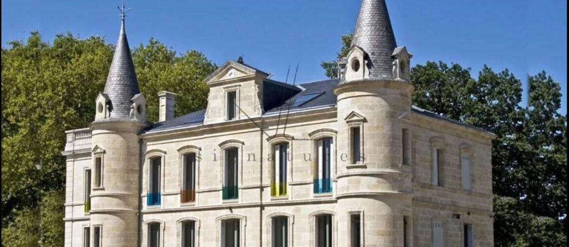 Would you BUY this luxury CHATEAU in Bordeaux?  Renovated French castle for sale