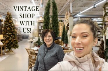 Vintage Thrifting During the Holidays at a Famous Instagrammer's Home Decor Shop + Haul & Styling