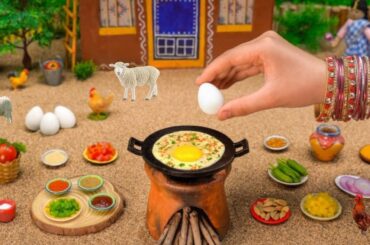 Egg Potato French | Miniature Egg + Potato French Recipe| Very Easy And Tasty Recipe| Mini Foods|