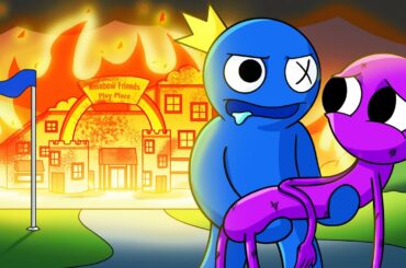 The END of the RAINBOW FRIENDS... (Cartoon Animation)