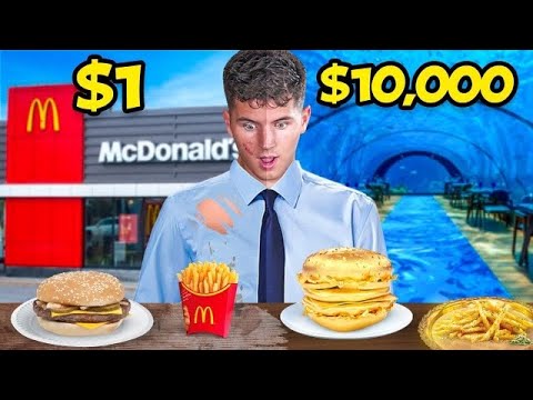 $1 vs. $10,000 Burger And Fries $1 vs. $10,000 Burger And Fries