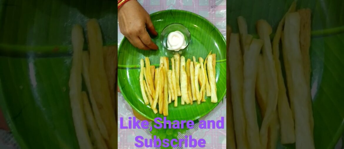 Karra Pendalam (Tapioca) French Fries Recipe | R&R Recipes