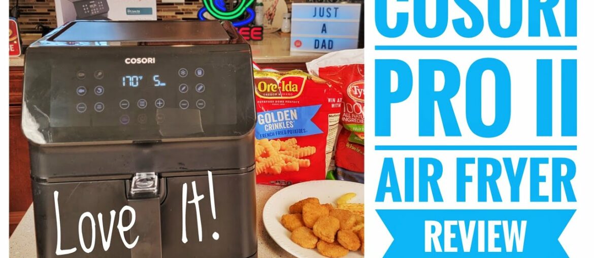 NEW! COSORI Pro II Air Fryer Oven Combo 5.8 Qt Max XL        I LOVE One Touch Presets Best Part!!