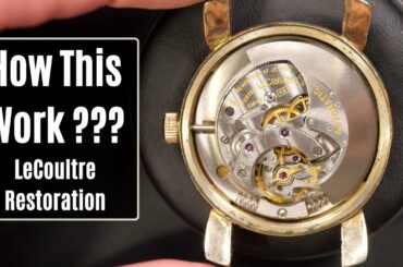 New Complication on this LeCoultre Watch Restoration !!!