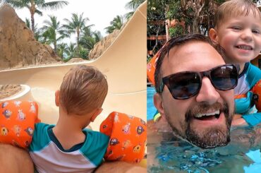 Disney's Aulani Babymoon Day 2! | Water Slide Fun, Characters By The Pool, & Grocery Shopping!