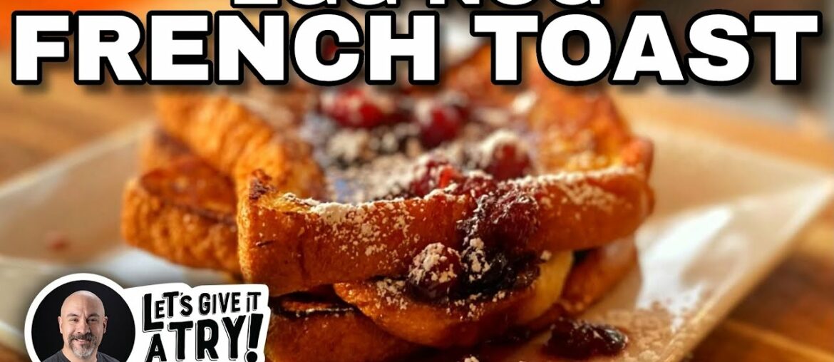 Cranberry Eggnog French Toast | Blackstone Griddle Recipes