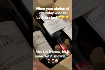 One of my fav wine! #christmas2022 #christmasinlondon #frenchwine #wine #bordeaux #festivewine