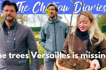 Planting MARIE-ANTOINETTE's TREE at our FRENCH CASTLE!