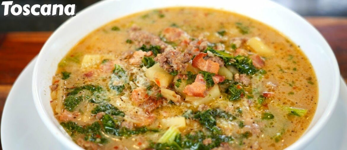 I Could Eat This Soup Every Day & Never Get Tired Of It!  (Easy Zuppa Toscana Recipe)