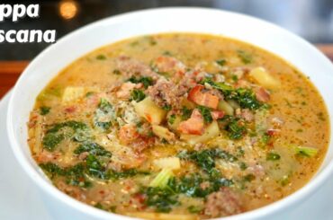 I Could Eat This Soup Every Day & Never Get Tired Of It!  (Easy Zuppa Toscana Recipe)